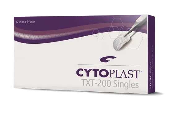 Cytoplast TXT-200 12mm X 24mm Non Resorbable Dental Membrane - SINGLES