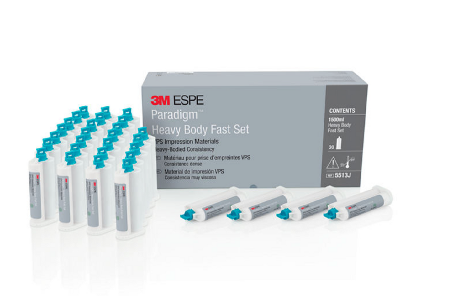 Paradigm Heavy Body, Fast Set VPS Impression Material Jumbo Pack, Pale Green