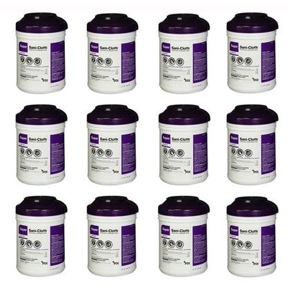 Super Sani cloth Disinfectant Wipe Large Case of 12